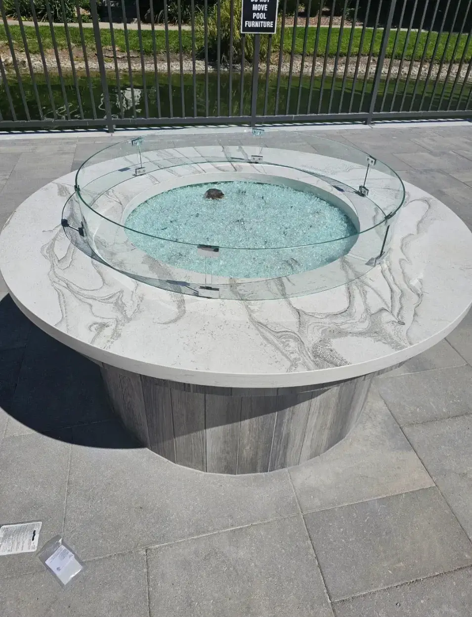 firepit marble